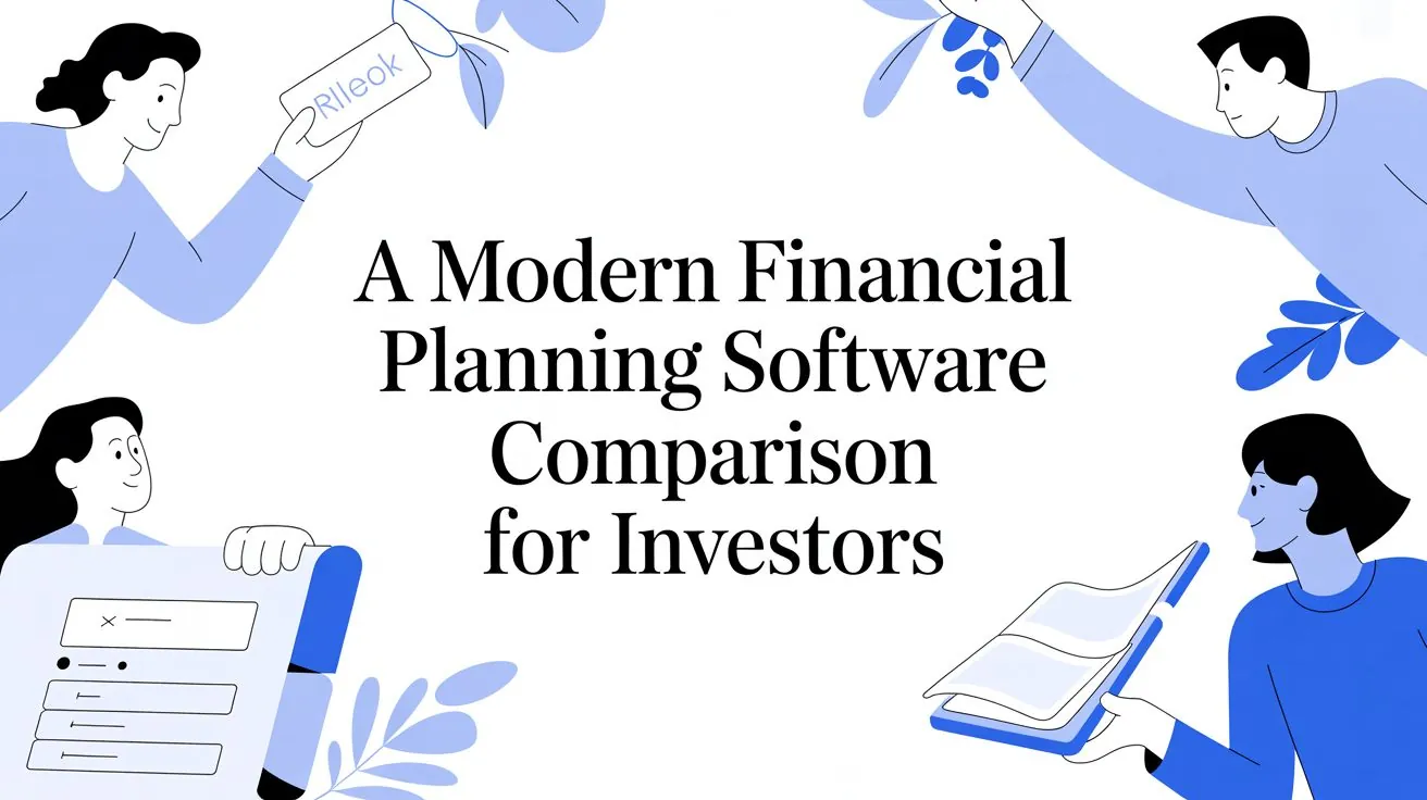A Modern Financial Planning Software Comparison for Investors