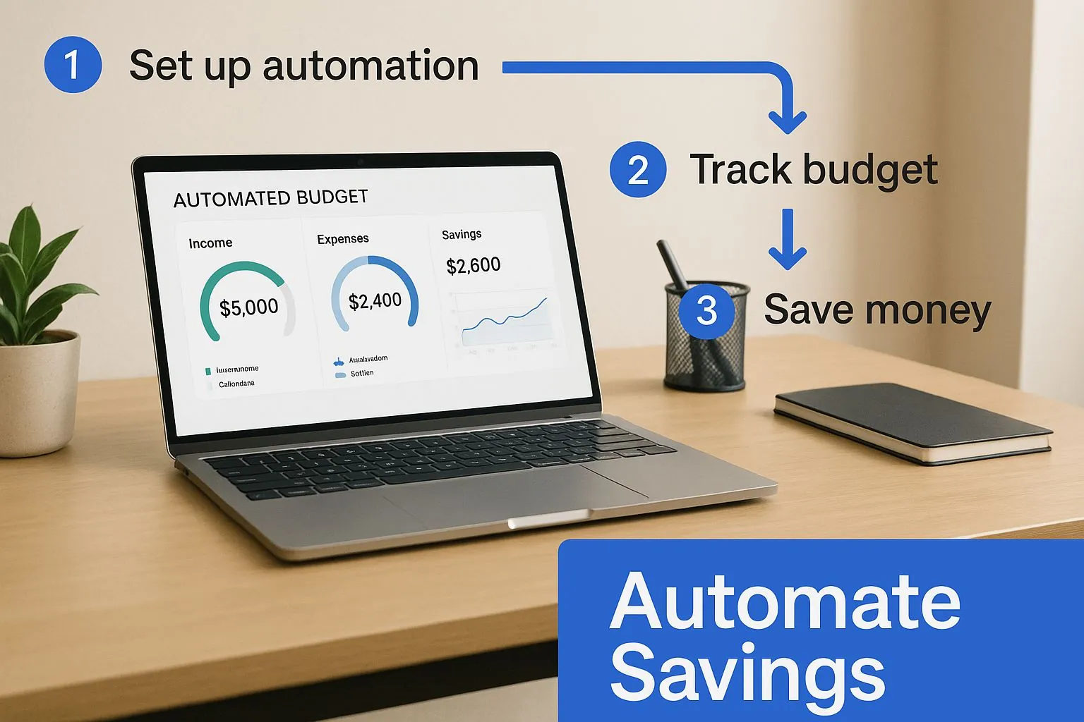 Infographic about automate finances