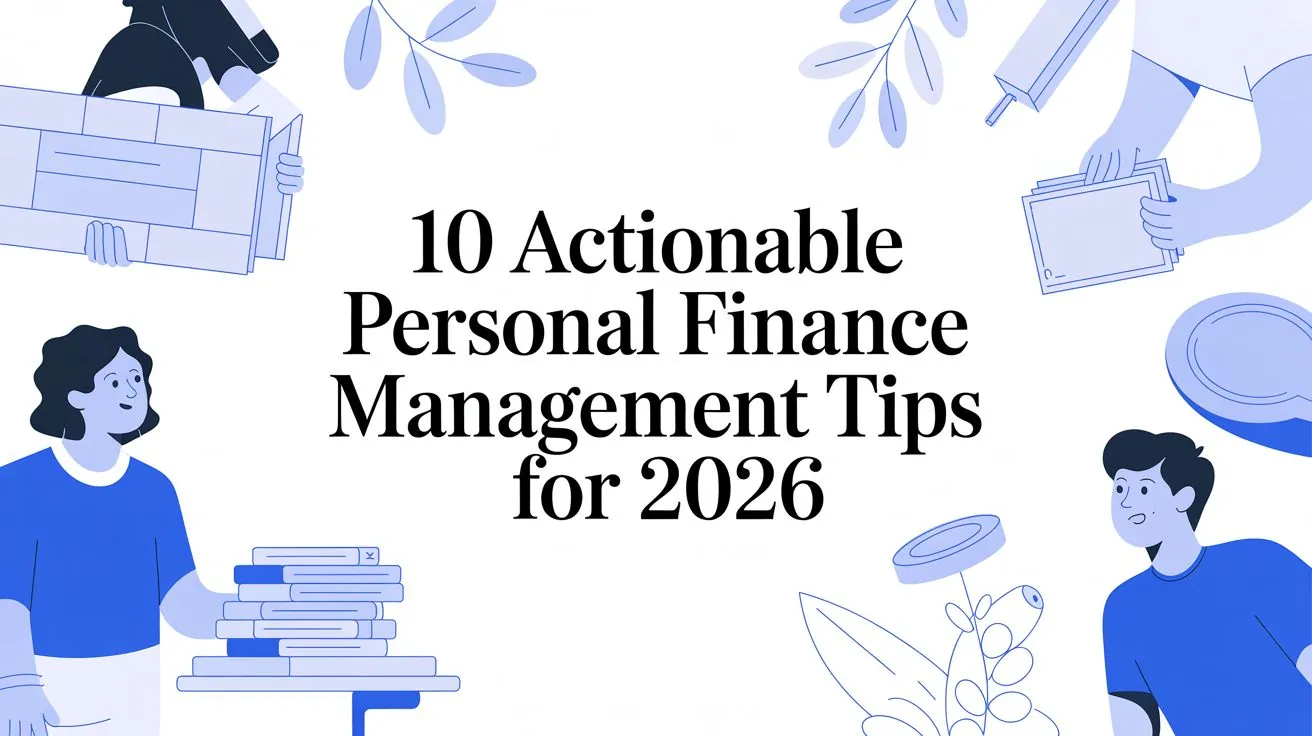 10 Actionable Personal Finance Management Tips for 2026