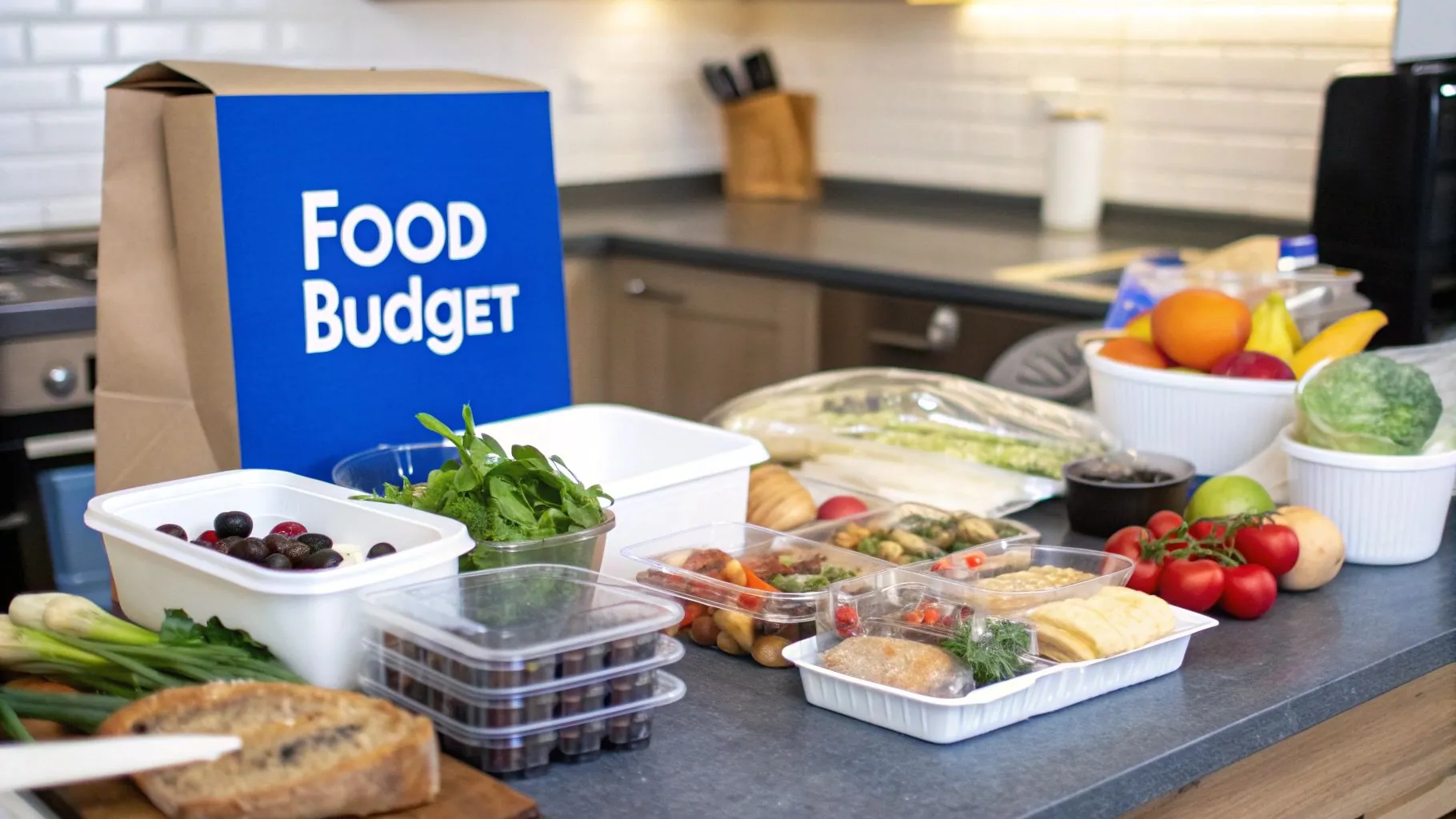 Infographic showing a breakdown of food and dining expenses