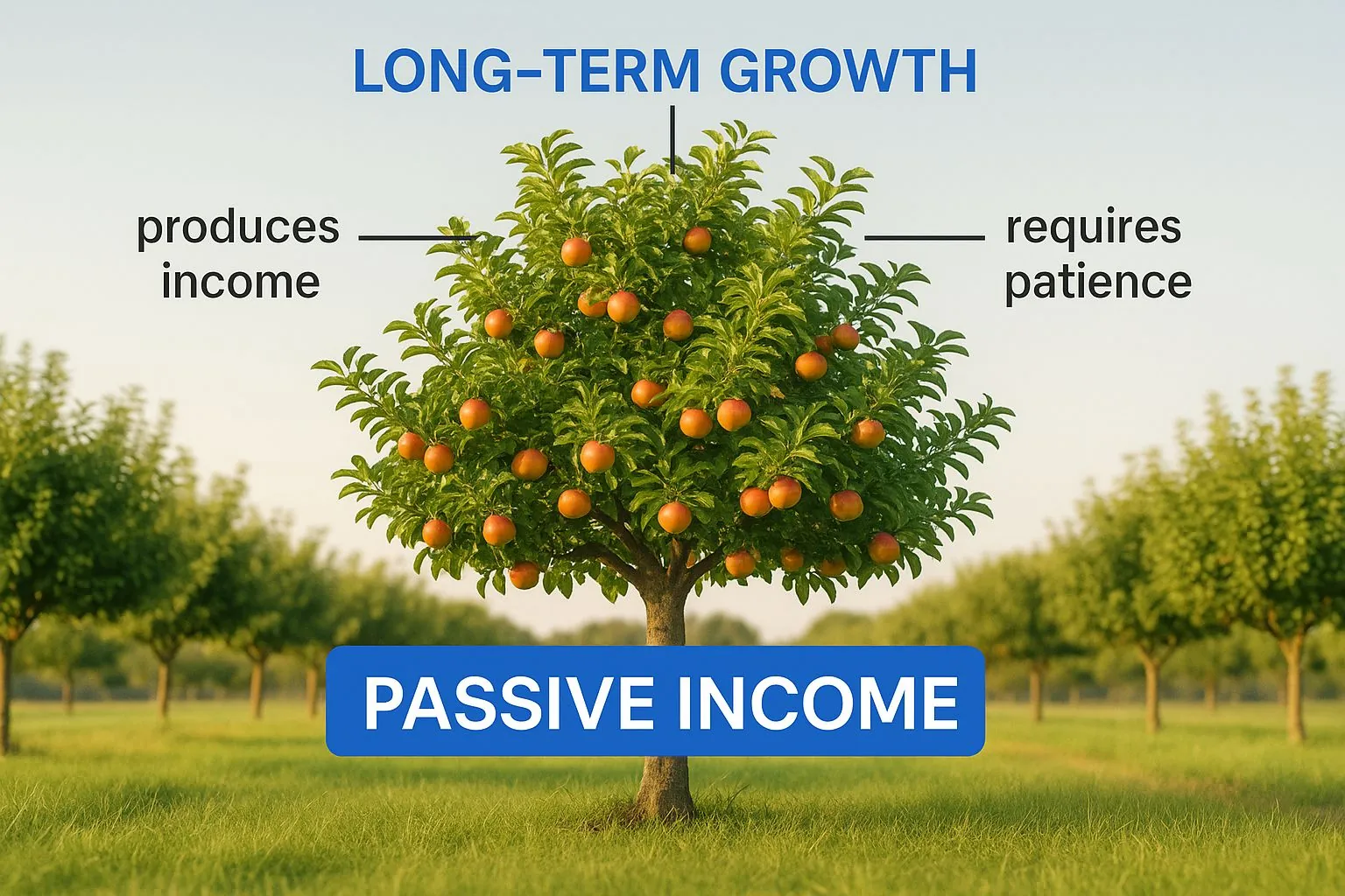 Infographic about what is passive income