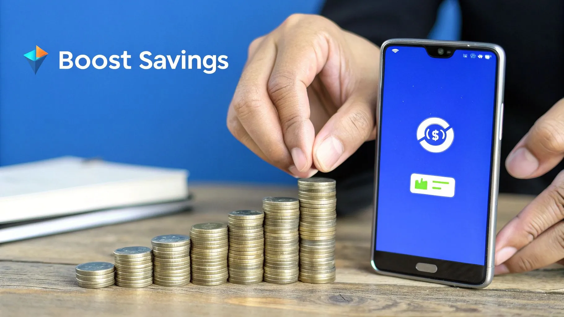 A person dropping coins into a piggy bank, symbolizing the growth of retirement savings over time.