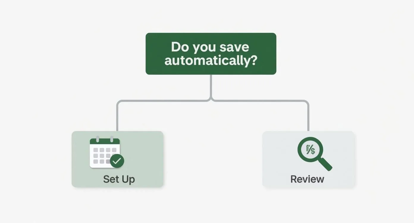 Infographic about how to save money monthly