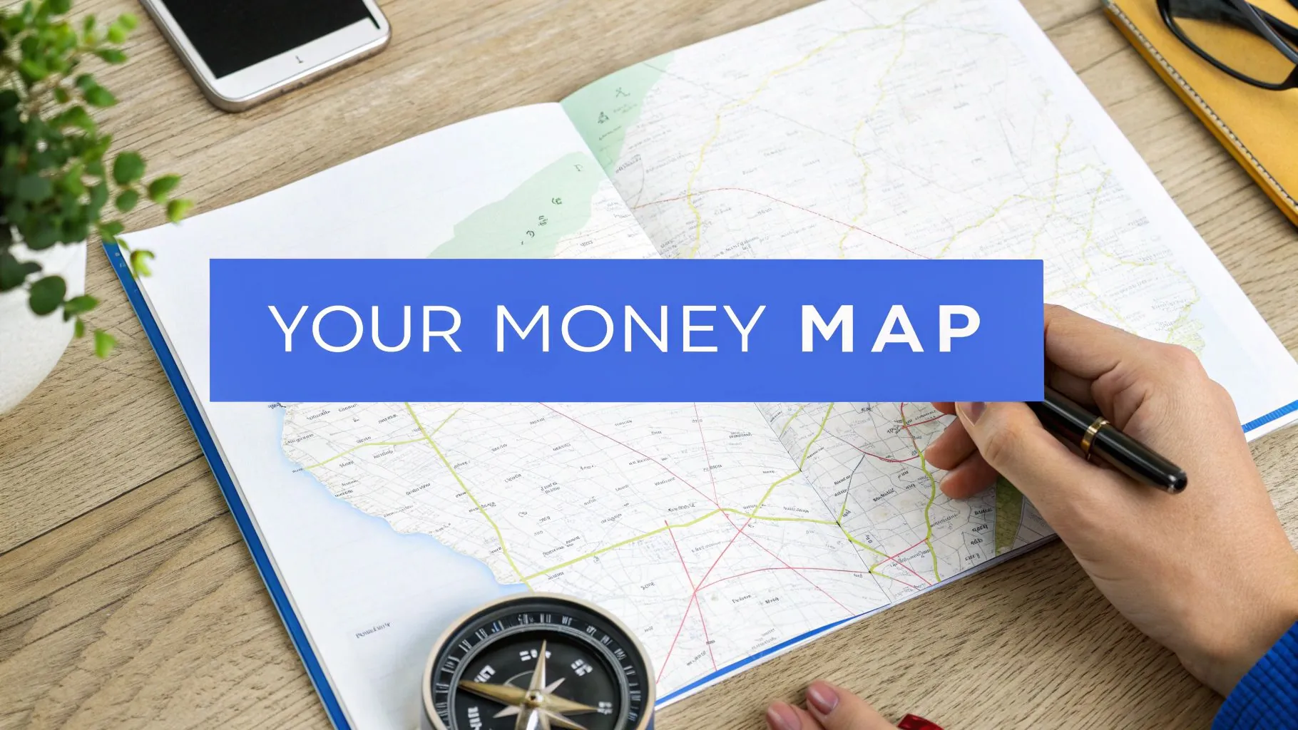 A person reviewing their budget on a tablet with charts and graphs.