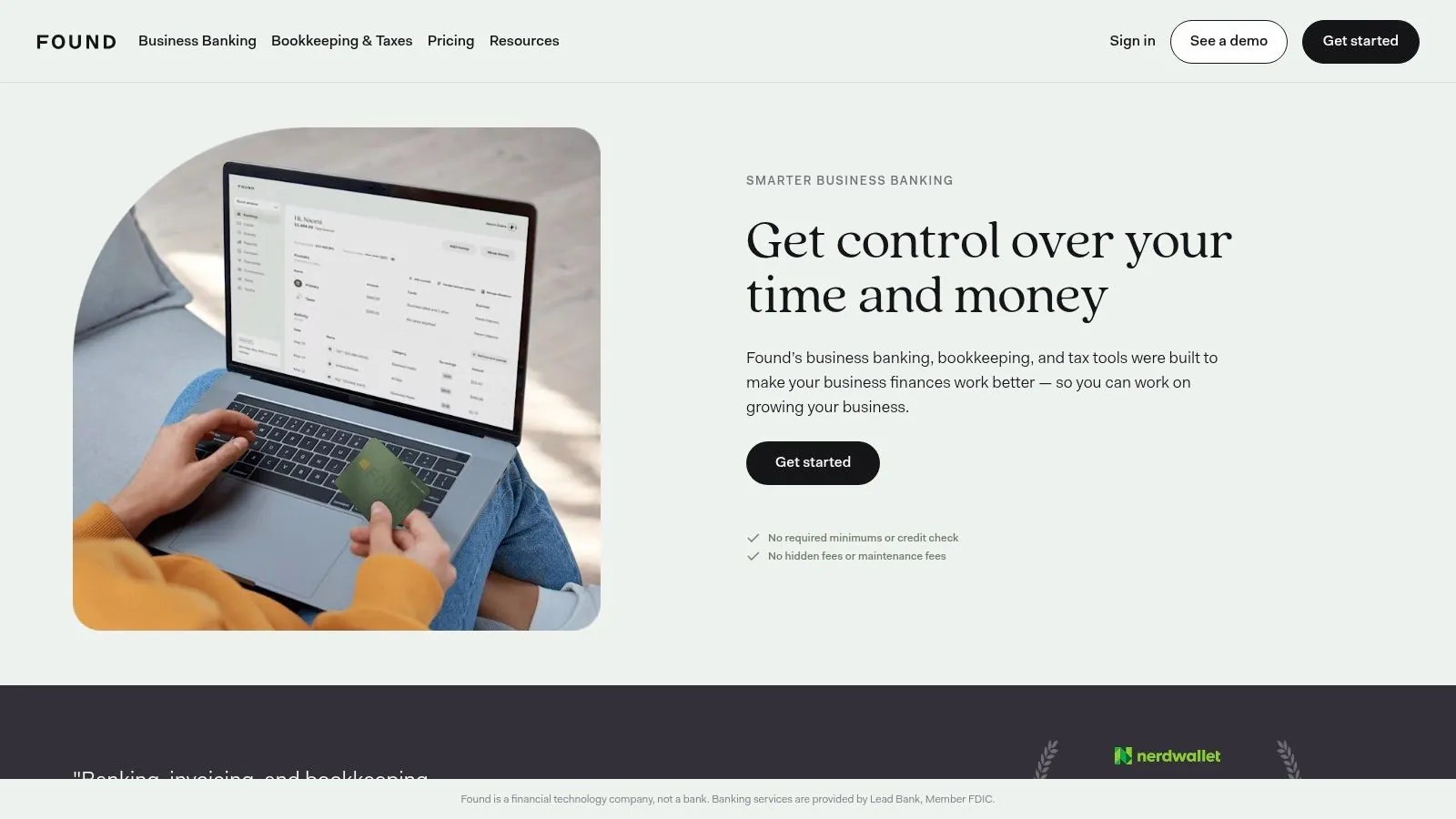 Found: Best All-in-One Banking and Bookkeeping