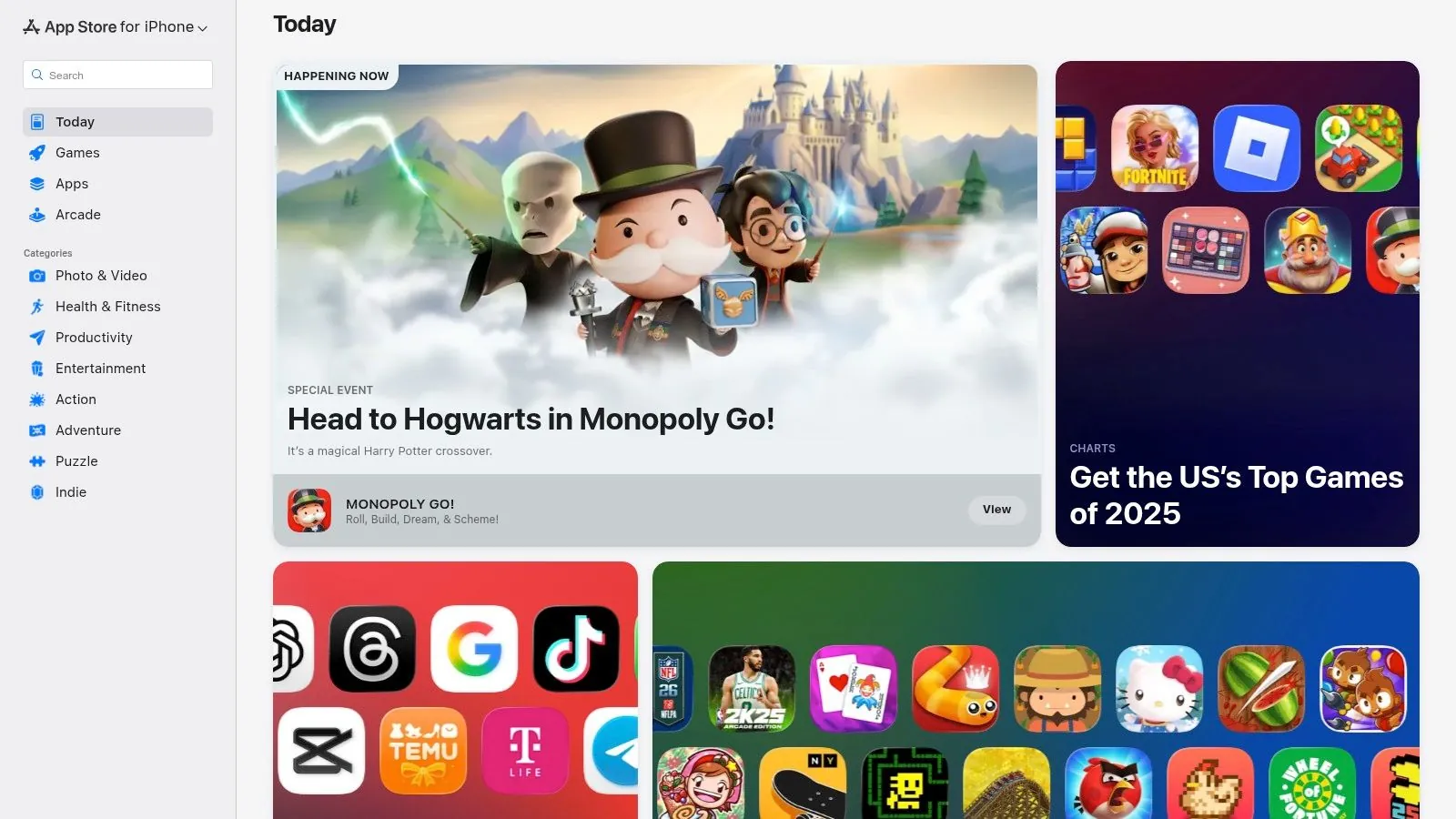 Apple App Store (Budgeting & Personal Finance apps)